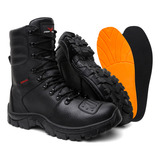Bota Masculina Couro Militar