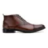 Bota Masculina Sopraffino Ankle Boot Brogue Couro Havana 