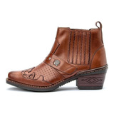 Bota Masculina Texana Couro