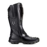 Bota Militar Coturno Motociclista Em Couro 4046