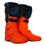 Bota Motocross Asw Elevate Offroad Trilha Enduro Laranja