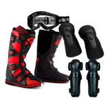 Bota Motocross Joelheira Cotoveleira