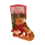 Bota Natalina Papai Noel Boneco Ou Rena Merry Christmas 44cm