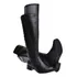 Bota Over Montaria Cano Longo Preto Amarração