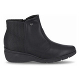 Bota Piccadilly Cano Curto Anabela Maxitherapy 117119