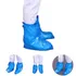 Bota Plástica Motociclista Chuva Capa Azul Elástico 300und