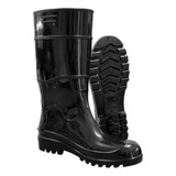 Bota Pvc Preta Cano