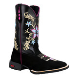 Bota Texana Bico Quadrado