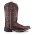 Bota Texana Feminina Rodeio Montaria Bico Quadrado 