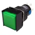 Botão 16mm 2 Rev Led 220v Verde P16is - Metaltex (i)