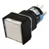 Botão 16mm 2 Rev Led 24v Branco P16bs - Metaltex (i)