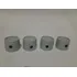 Botão Cinza Para Rádio Antigo E Outros Aparelhos (4 Botões)