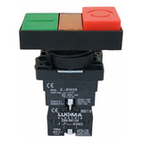 Botao Duplo Iluminado 1na