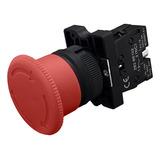 Botao Emergencia Cogumelo Vermelho