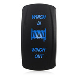 Botão Interruptor Para Guincho Âncora Led 12v 24v Led Azul