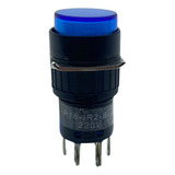 Botao Pulsador Alternado Iluminado