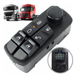 Botão Vidro Esquerdo Atego 1419 1719 1726 1730s 2426 2430
