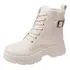 Botas De Malha De Outono E Inverno, Lindo Cinto, Fivela, Mot