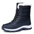 Botas De Neve Femininas Timberland, Botas Pretas De Algodão