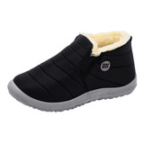 Botas Femininas De Inverno Sapatos De Neve Impermeáveis Rasg
