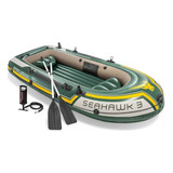 Bote Seahawk 300 Intex Pvc Super Forte   Remo Aluminio 360kg
