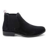 Botina Country Masculina Chelsea Boot Toda Em Couro Camurça