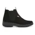 Botina Social Masculina Couro Linda - Nobuck Preto Top