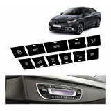 Botões Ar Cond Renault Fluence Kit Adesivos P Reparo