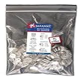 Botões Para Cobrir – Feitos Nos Eua – Botões De Autocapa Com Costas Planas Ou Botões De Arame Para Cobrir – Feito Nos Eua – Botões De Capa Com Arame, Size 30 Wire - Qty 100, 100
