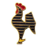 Boton Broche Pin Galo