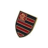 Boton/pin/broche Escudo Do Flamengo Em Metal - Oficial