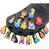 Botton Pingente Sapato Princesas Disney Jibbitz Pin Charm 