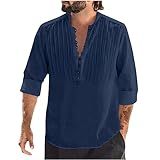 Bowake Moletom Masculino Casual, Moderno, Confortável, Gola Redonda, Manga Comprida, Respirável, Tops De Férias, A5*azul-marinho, G