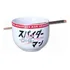 Bowl Com Hashi Homem aranha Spider Man Em Porcelana 500ml Cor Branco