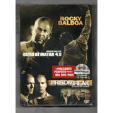 Box 3 Dvd Rocky Balboa Prison Break Duro De Matar 4.0 Slim