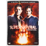 Box 6 Dvds Supernatural Quinta Temporada 5 Completa