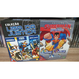 Box Dvd Coleção Liga Da Justiça + Coleção Superman Vilões 