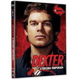 Box Dvd Dexter - A 3ª Temporada (4 Discos) Original Lacrado.