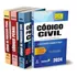 Box Livros 2024 - Código Civil + Código De Processo Civil + Código Penal + Código De Processo Penal - Legislação Seca - Atualizada.