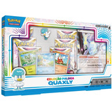 Box Pokémon Paldea Quaxly Miraidon Ex Cartas Broche Cards