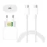 Boyu Cell Carregador Turbo Fonte Tipo C Para Samsung Galaxy S24 S23 S21 S20 Fe Plus Motorola Xiaomi LG iPhone 15 16 Pro Max Cor Branco