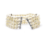 Bracelete 4 Fios Perola