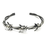 Bracelete Arame Farpado Prata