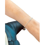 Bracelete Arredondado Macico Prata