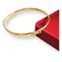 Bracelete Boleado 4mm 17cm Ouro 750/18k Envio Imediato