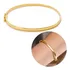 Bracelete Com Fecho Exclusivo Ouro Liso Banhado C/ Garantia