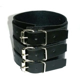 Bracelete De Couro Preto