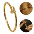 Bracelete De Moeda Antiga Banhado Feminino - Prego Cravejado