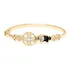 Bracelete Feminina Pulseira Banhada A Ouro Linda E Luxo