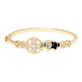 Bracelete Feminina Pulseira Banhada